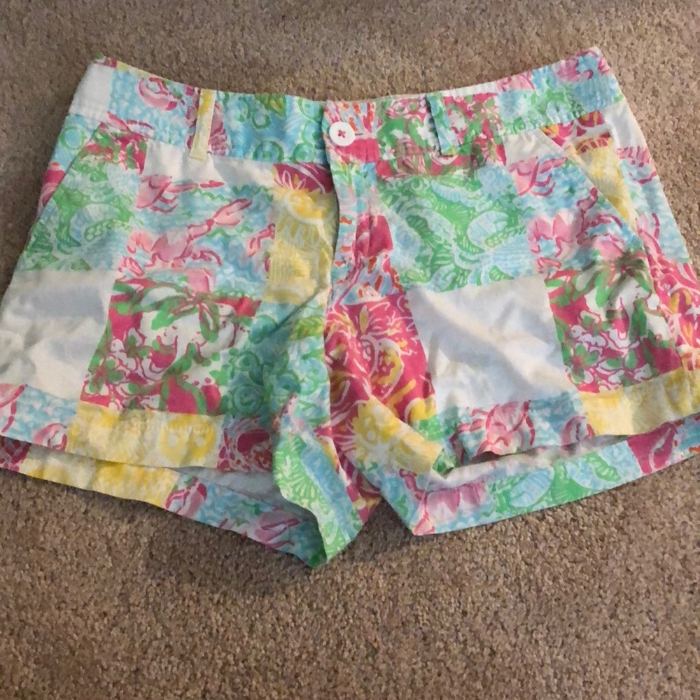 Lilly Pulitzer patchwork Callahan short